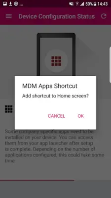 MDM android App screenshot 2